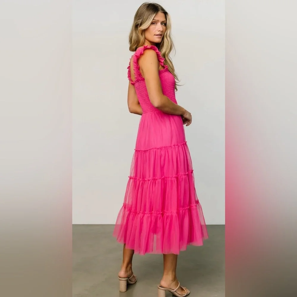 Baltic Born Emma Smocked Tulle Dress - Picture 2 of 5